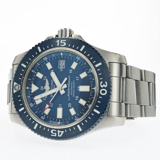Breitling Superocean 44 Special Blue Dial Stainless Steel Y17393