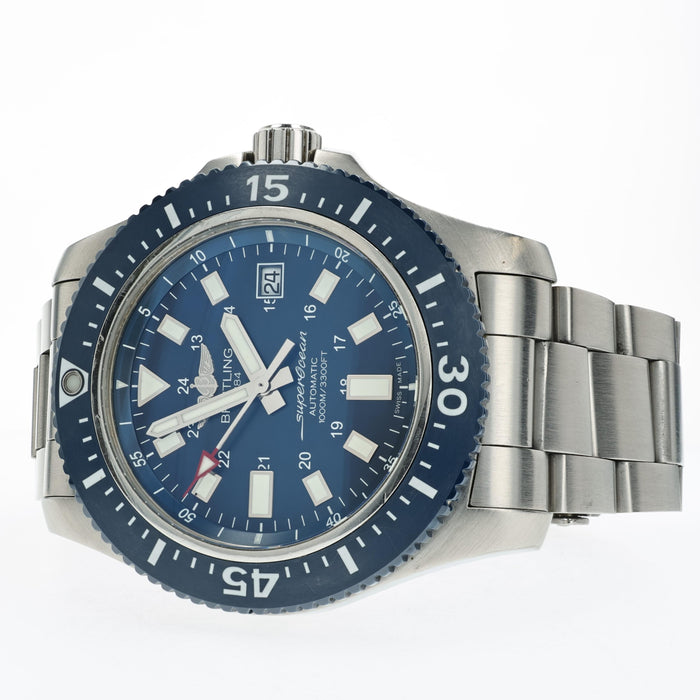 Breitling Superocean 44 Special Blue Dial Stainless Steel Y17393