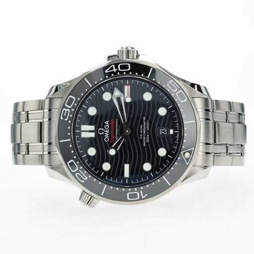Omega Seamaster Professional 300 Black Wave Dial Stainless Steel 210.30.42.20.01