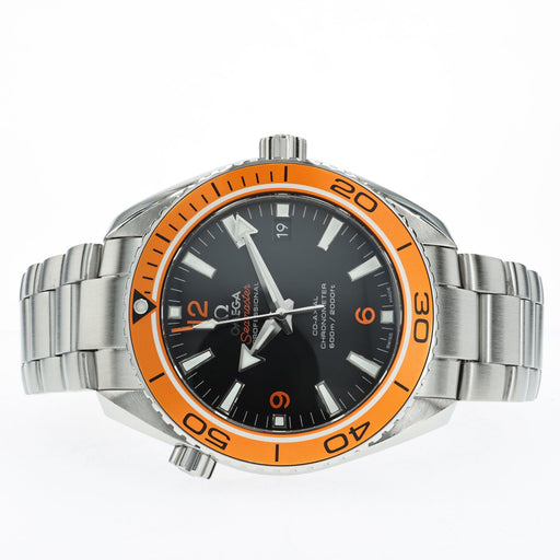 Omega Seamaster Planet Ocean Orange Bezel Stainless Steel 232.30.42.21.01.002
