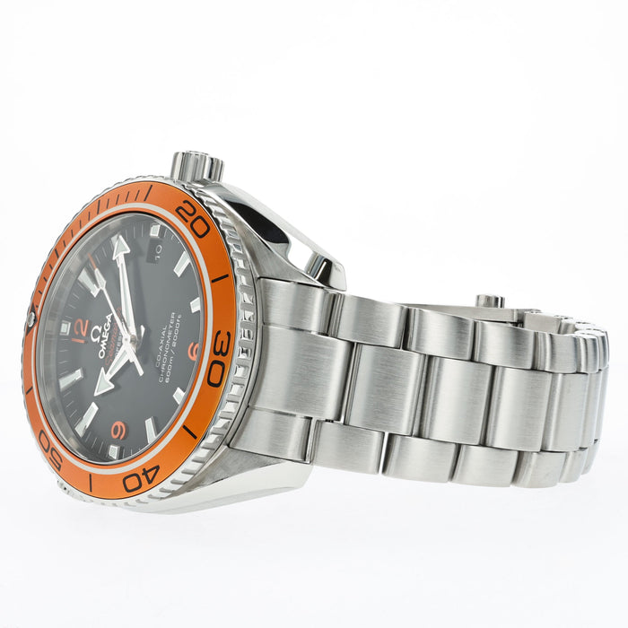 Omega Seamaster Planet Ocean Orange Bezel Stainless Steel 232.30.42.21.01.002
