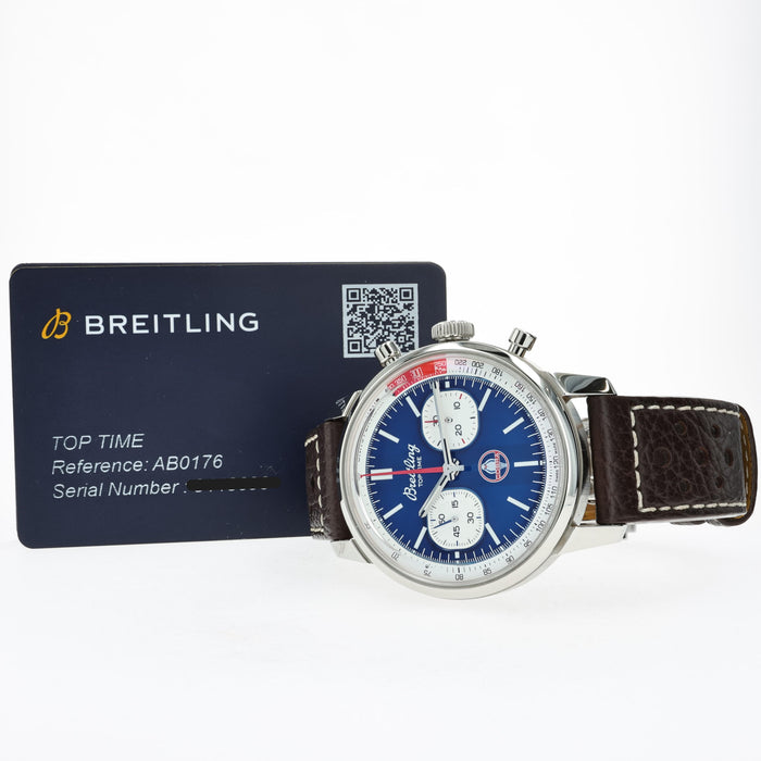 Breitling Top Time Cobra Chronograph Stainless Steel AB01763A1C1X1