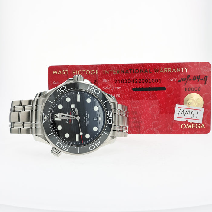 Omega Seamaster Professional 300 Black Dial Stainless Steel 210.30.42.20.01.001