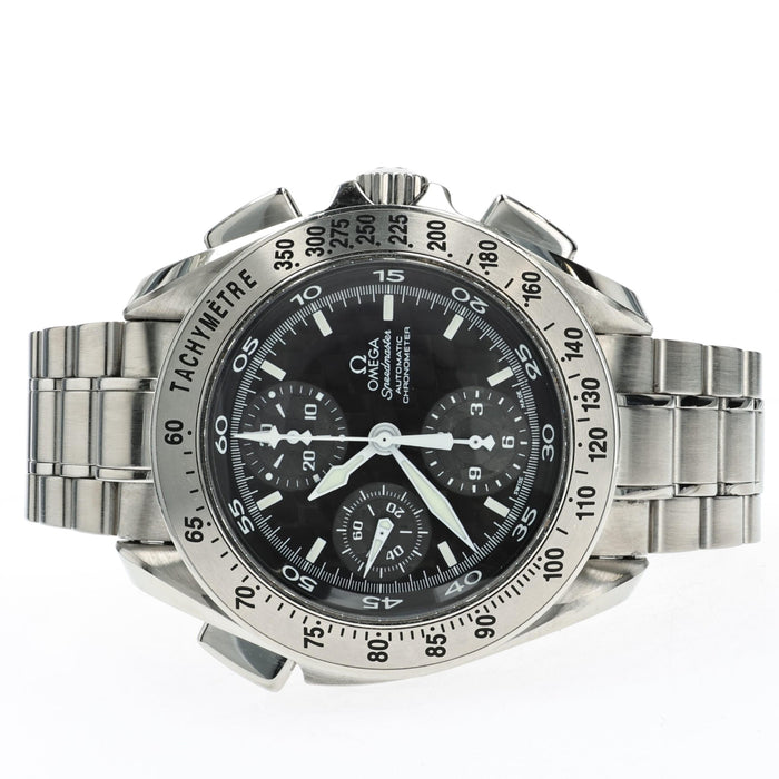 Omega Speedmaster Split Seconds Steel Bezel  Black  3540.50.00