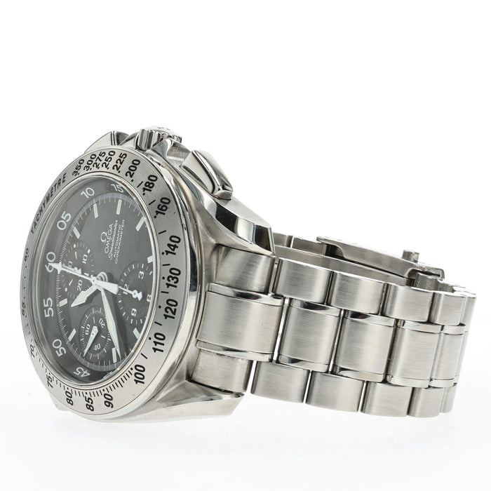 Omega Speedmaster Split Seconds Steel Bezel  Black  3540.50.00