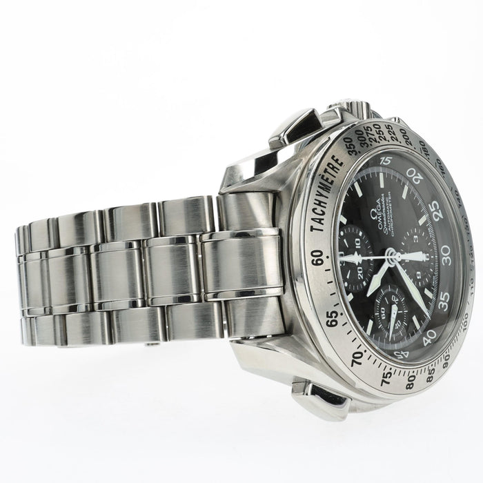 Omega Speedmaster Split Seconds Steel Bezel  Black  3540.50.00