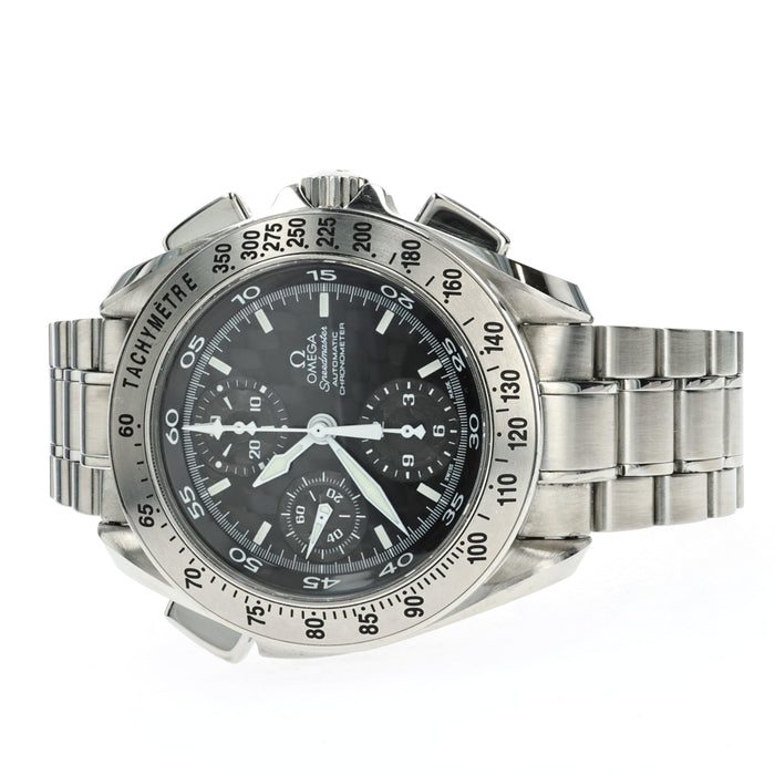 Omega Speedmaster Split Seconds Steel Bezel  Black  3540.50.00