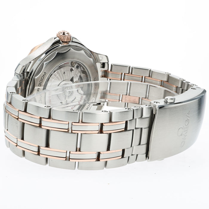Omega Seamaster Blue Dial Rose Gold & Stainless Steel 42MM 210.20.42.20.03.002