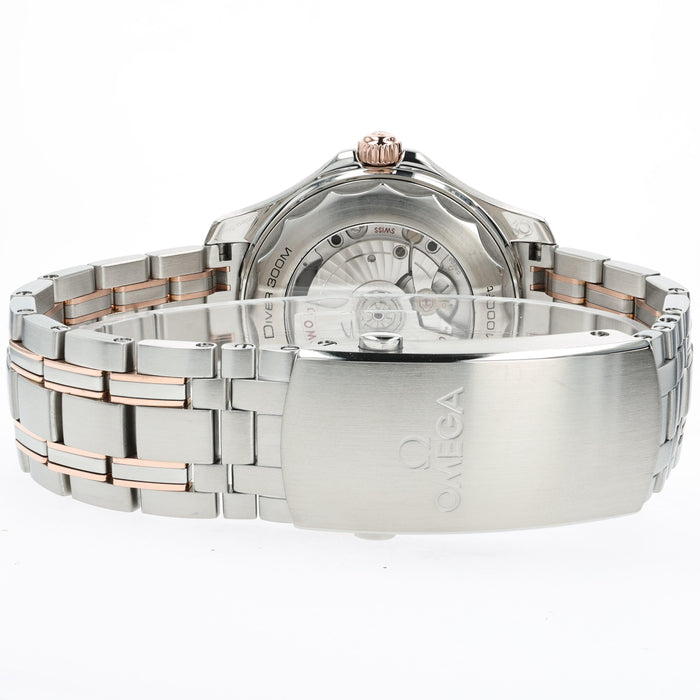 Omega Seamaster Blue Dial Rose Gold & Stainless Steel 42MM 210.20.42.20.03.002