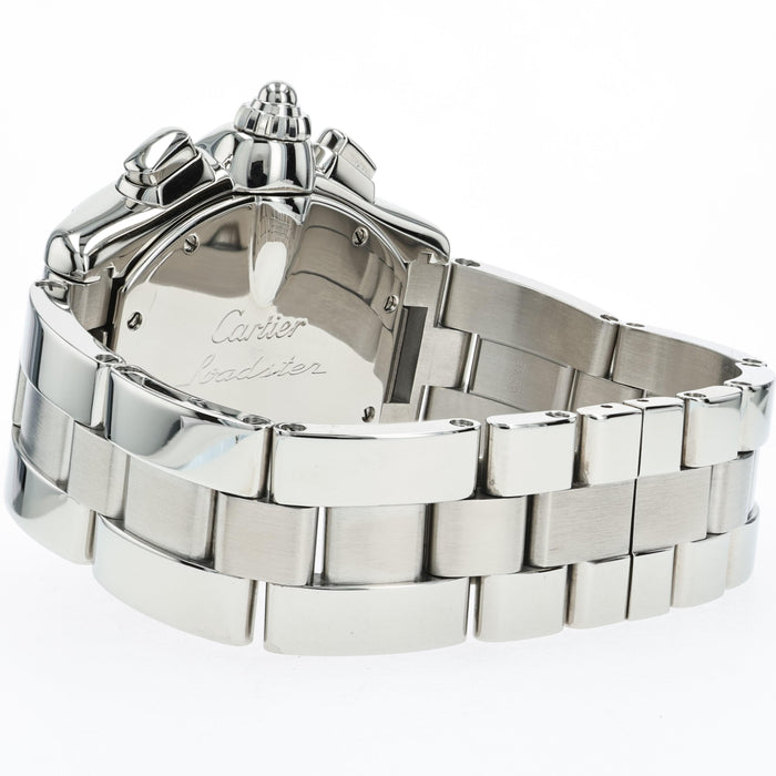 Cartier Roadster Chrono Large Silver Dial Stainless Steel W62019X6 2618