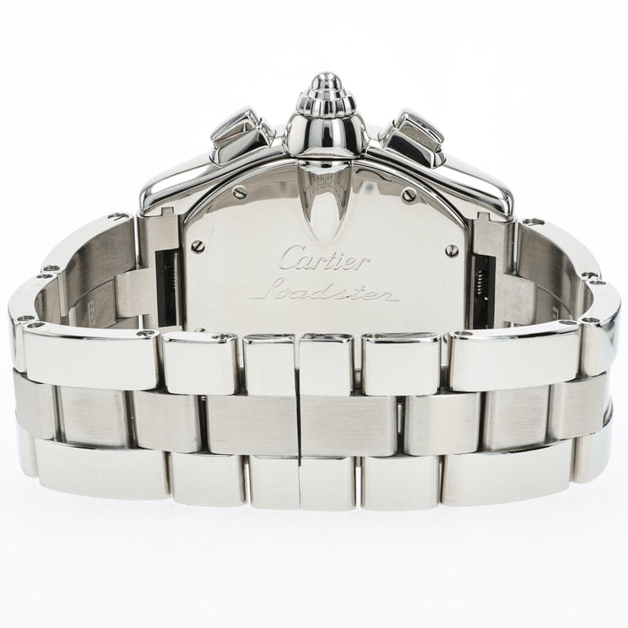 Cartier Roadster Chrono Large Silver Dial Stainless Steel W62019X6 2618