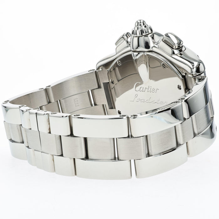 Cartier Roadster Chrono Large Silver Dial Stainless Steel W62019X6 2618