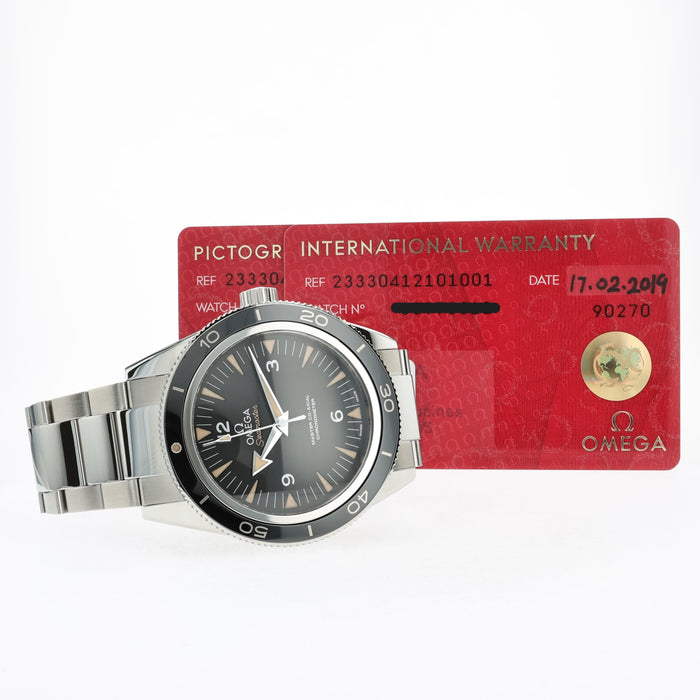 Omega Seamaster 300 Heritage Black Dial Stainless Steel  233.30.41.21.01.001