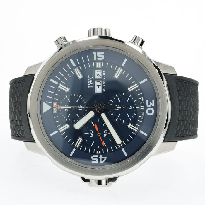 IWC Aquatimer Chronograph Blue Dial Expedition Jacques-Yves Cousteau IW376805
