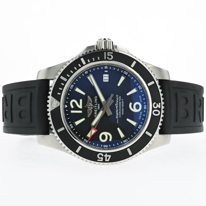 Breitling Superocean 42 Black Dial Stainless Steel Automatic A17366