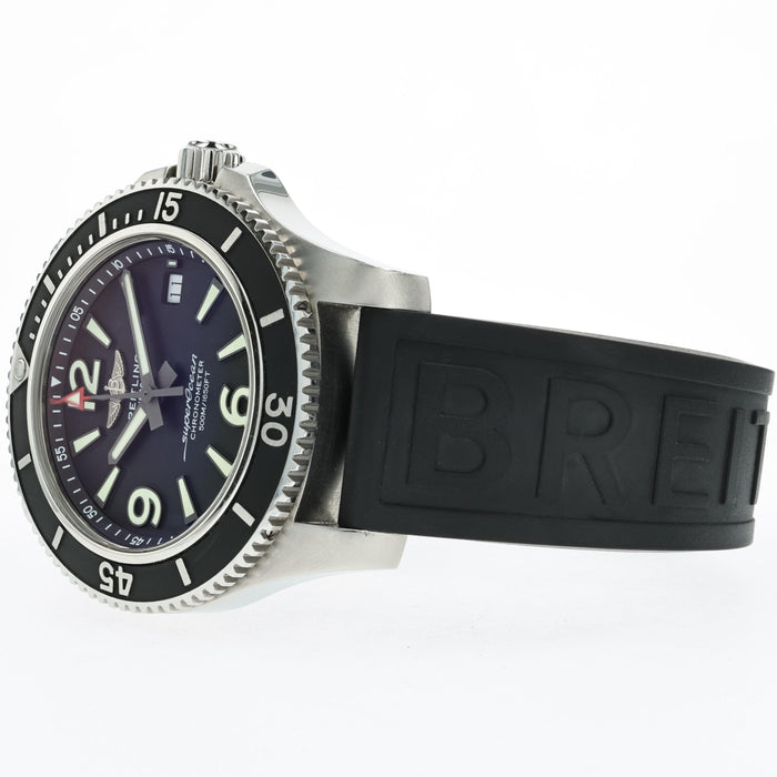 Breitling Superocean 42 Black Dial Stainless Steel Automatic A17366