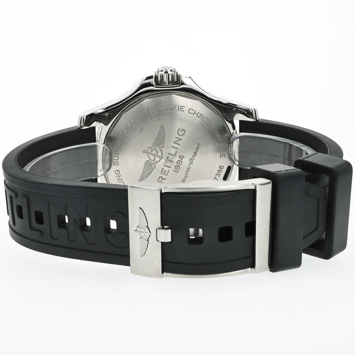 Breitling Superocean 42 Black Dial Stainless Steel Automatic A17366