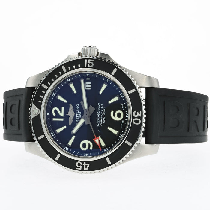 Breitling Superocean 42 Black Dial Stainless Steel Automatic A17366