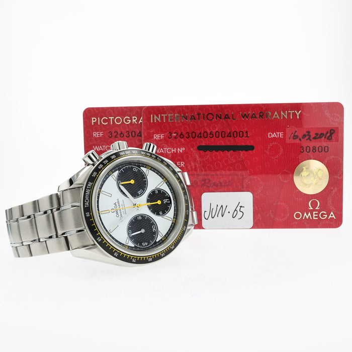 Omega Speedmaster Racing White Dial Stainless Steel 326.30.40.50.04.001