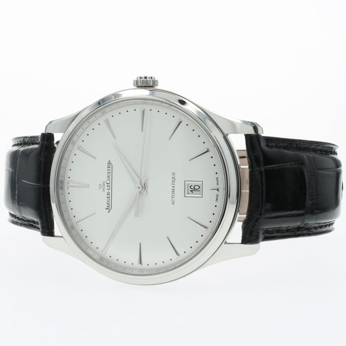Jaeger LeCoultre Master Ultra Thin Date Silver Dial Stainless Steel Q1238420