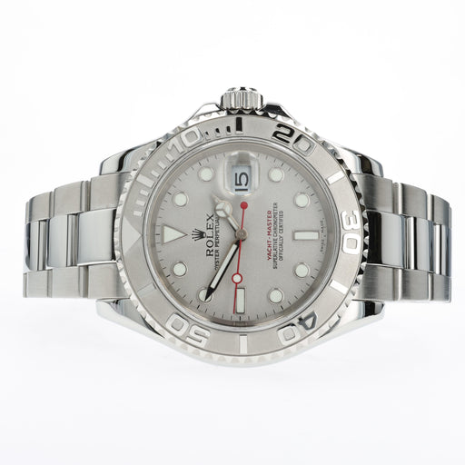 Rolex Yacht-Master 40mm Platinum Dial Stainless Steel 16622