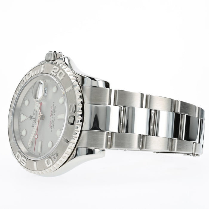 Rolex Yacht-Master 40mm Platinum Dial Stainless Steel 16622