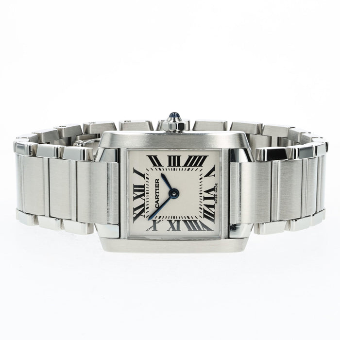 Cartier Tank Francaise Ladies Small Quartz Stainless Steel W51008Q3 2384