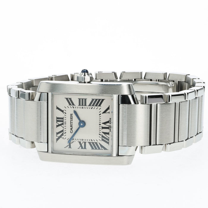 Cartier Tank Francaise Ladies Small Quartz Stainless Steel W51008Q3 2384