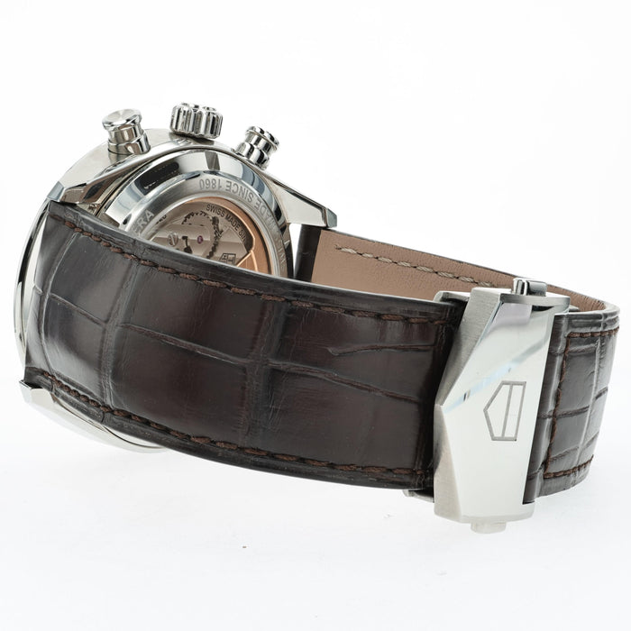 TAG Heuer Carrera Calibre 02 Chronograph Grey Dial 43MM Steel CBN2012-0