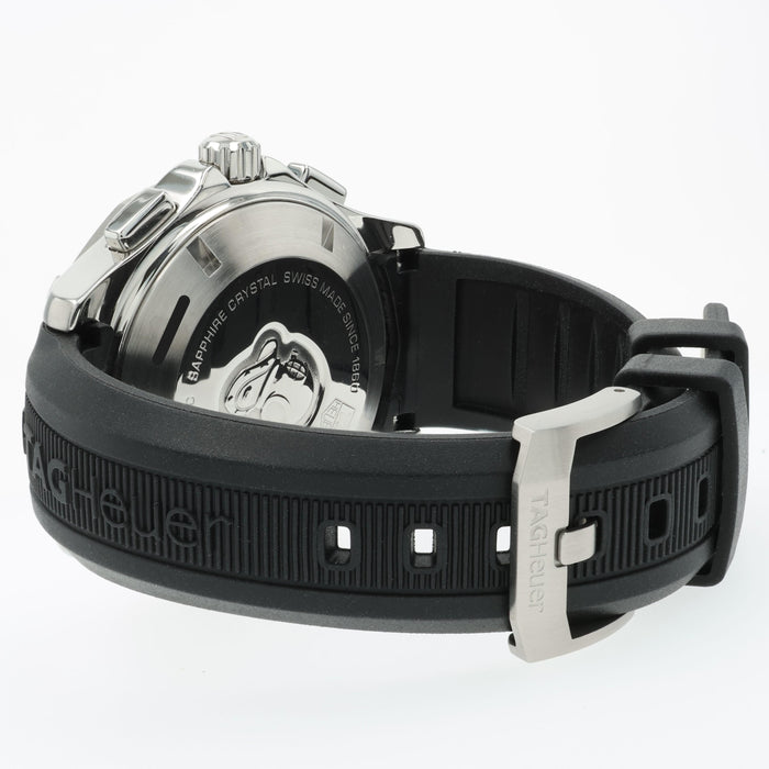 Tag Heuer Aquaracer Automatic Chronograph Day Date White Dial Steel CAF2011
