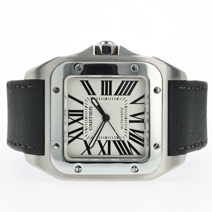 Cartier Santos 100 Large Automatic Stainless Steel W20073X8 2656