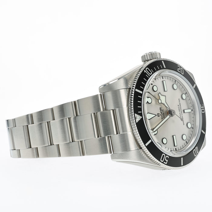 Tudor Black Bay Silver Dial Black Bezel Stainless Steel 7943A1A0NU