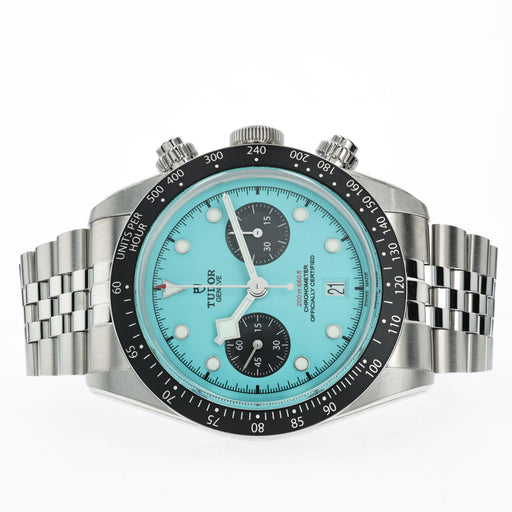 Tudor Black Bay Blue Dial Flamingo Chronograph 79360N