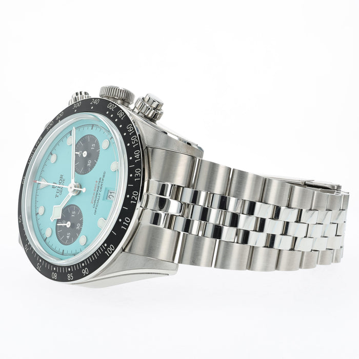 Tudor Black Bay Blue Dial Flamingo Chronograph 79360N