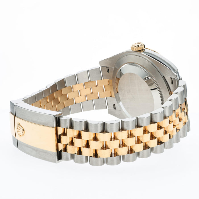 Rolex Datejust 41 Black Diamond Dial 18K Yellow Gold and Stainless Steel 126333