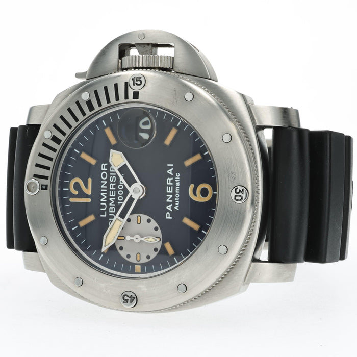 Panerai Luminor 1000M Black Tritium Dial Stainless Steel Automatic PAM00064
