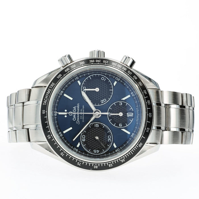 Omega Speedmaster Racing Blue Dial Chronograph Steel 326.30.40.50.03.001
