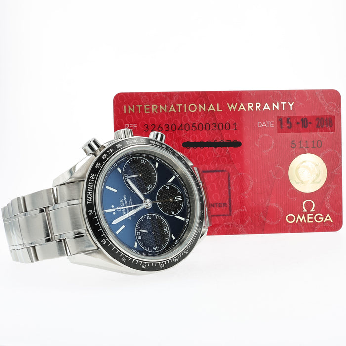 Omega Speedmaster Racing Blue Dial Chronograph Steel 326.30.40.50.03.001