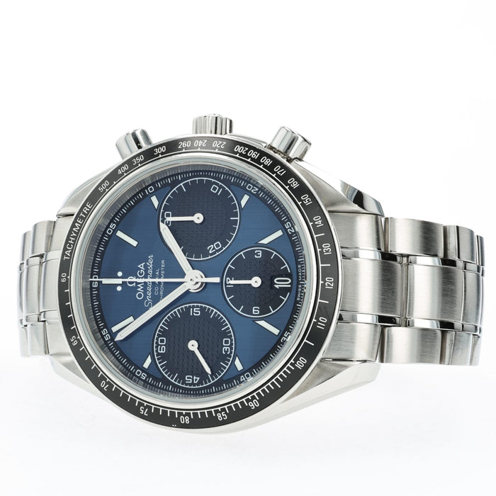 Omega Speedmaster Racing Blue Dial Chronograph Steel 326.30.40.50.03.001