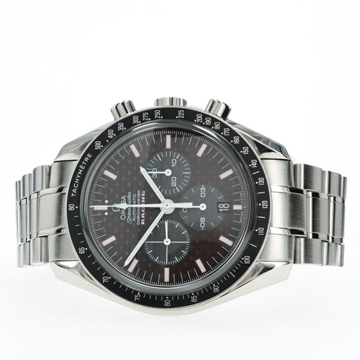 Omega Speedmaster Racing Carbon Fiber Dial Stainless Steel Chronograph 3552.59