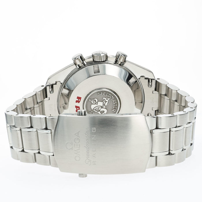 Omega Speedmaster Racing Carbon Fiber Dial Stainless Steel Chronograph 3552.59