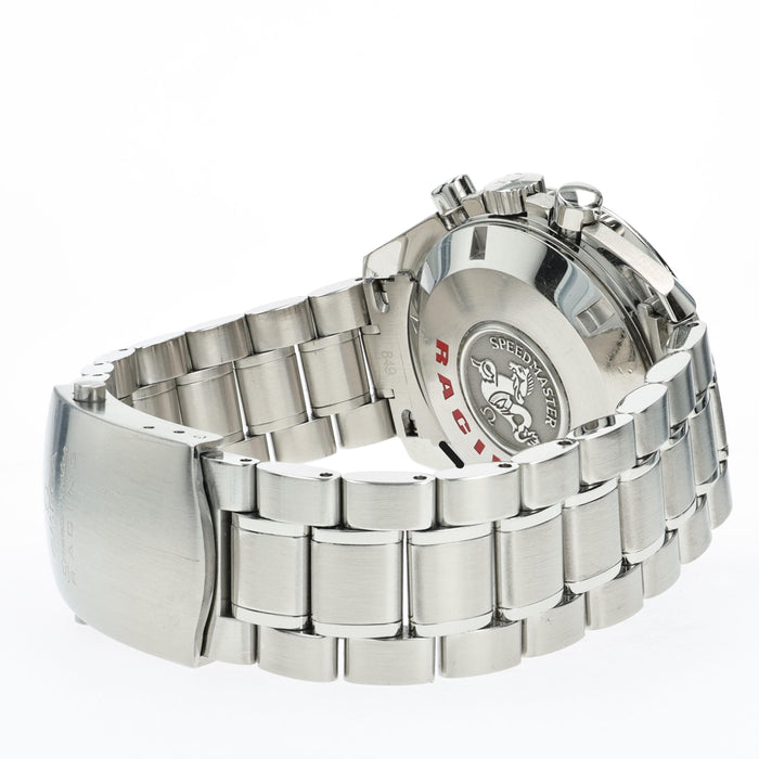 Omega Speedmaster Racing Carbon Fiber Dial Stainless Steel Chronograph 3552.59