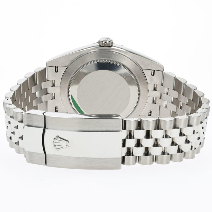 Rolex Datejust 41 Rhodium Slate Gray Dial Stainless Steel Jubilee 126334