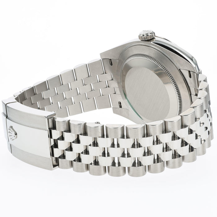 Rolex Datejust 41 Rhodium Slate Gray Dial Stainless Steel Jubilee 126334