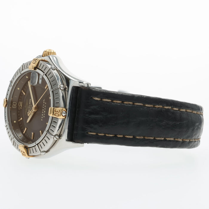 Breitling Perpetuel Sirius Ladies 18kt Yellow Gold & Steel 31mm Quartz B62022