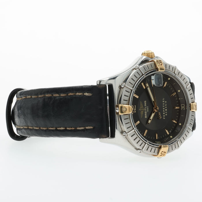 Breitling Perpetuel Sirius Ladies 18kt Yellow Gold & Steel 31mm Quartz B62022