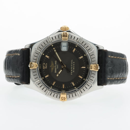 Breitling Perpetuel Sirius Ladies 18kt Yellow Gold & Steel 31mm Quartz B62022