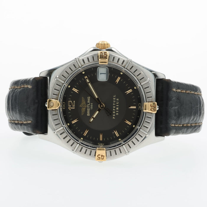 Breitling Perpetuel Sirius Ladies 18kt Yellow Gold & Steel 31mm Quartz B62022