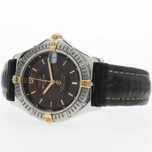 Breitling Perpetuel Sirius Ladies 18kt Yellow Gold & Steel 31mm Quartz B62022