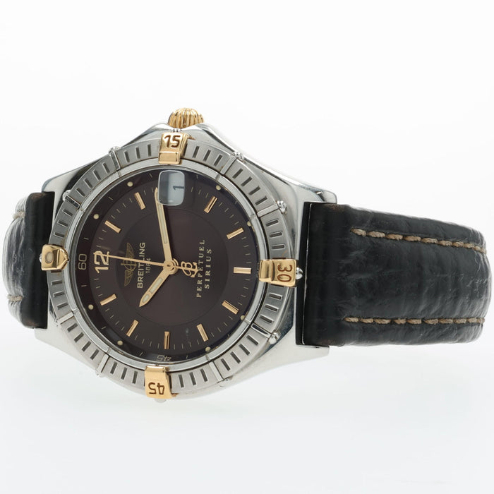 Breitling Perpetuel Sirius Ladies 18kt Yellow Gold & Steel 31mm Quartz B62022